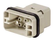 HEAVY DUTY INSERT, PLUG, 8+PE, 20-12AWG