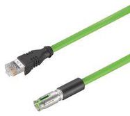 CIR CABLE ASSY, 4POS, RCPT-RJ45 PLUG, 1M