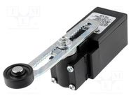 Limit switch; adjustable lever R 53-112mm, roll Ø20mm; NO + NC PIZZATO ELETTRICA