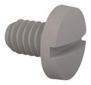 SCREW, MACHINE, NYLON6.6, 8-32, 0.25IN