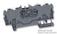 TERMINAL BLOCK, DIN RAIL, 4 POSITION, 22-14AWG