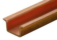 DIN MOUNT RAIL, COPPER, 35MM X 15MM X 2M