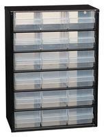 STORAGE CABINET, STEEL, 18 DRAWER