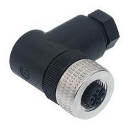 SENSOR CONNECTOR, M12, RCPT, 5POS, CABLE