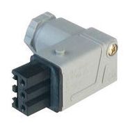 POWER CONN, RCPT, 3+PE, SCREW, CABLE