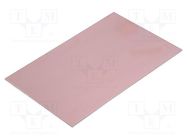 Laminate; aluminium; 1.5mm; L: 160mm; W: 100mm; Coating: copper 