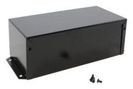 ENCLOSURE, UTILITY BOX, ALUM, BLACK