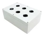 ENCLOSURE, PUSH BUTTON, PC, GREY