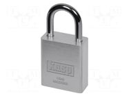 Padlock; shackle; aluminium; Protection: medium (level 7); A: 38mm KASP