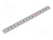 Ruler; figures horizontally arranged,L,self-adhesive; W: 11mm ELESA+GANTER