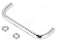 Holder; chromium plated steel; chromium plated; H: 35mm; GN 425 ELESA+GANTER