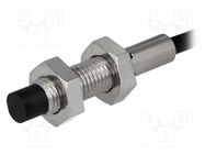 Sensor: inductive; OUT: PNP / NC; 0÷2mm; 10÷30VDC; M8; IP67; 200mA OMRON