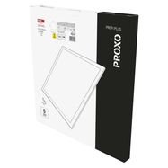 LED panel PROXO 60×60, recessed, white, 33W neutral white UGR, EMOS