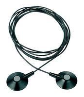 COIL CORD, SNAP STUD, 3M, BLACK