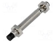 Sensor: inductive; OUT: PNP / NO; 0÷4mm; 10÷30VDC; M8; IP67; 200mA OMRON