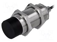 Sensor: inductive; OUT: NPN / NO; 0÷30mm; 10÷30VDC; M30; 2m; IP67 OMRON