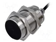 Sensor: inductive; OUT: NPN / NO; 0÷15mm; 10÷30VDC; M30; 2m; IP67 OMRON