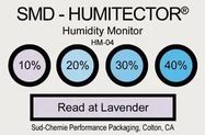 HUMIDITY INDICATOR CARD, 4SPOT, 2"X3"