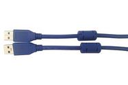 USB CABLE, 3.0, A-A PLUG, 3M, BLU