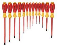 SLOTTED/PHILLIPS SCREWDRIVER SET, 13PC