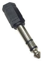 STEREO ADAPTER, 3.5MM RCPT-6.35MM PLUG