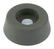 RECESSED BUMPER, RUBBER, ROUND, GREY