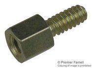 D-SUB JACK SCREW, 4-40, 12.7MM, STEEL