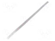 Ruler; figures horizontally arranged,L,self-adhesive; W: 11mm ELESA+GANTER