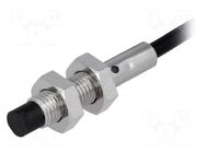 Sensor: inductive; OUT: PNP / NC; 0÷4mm; 10÷30VDC; M8; 2m; IP67 OMRON