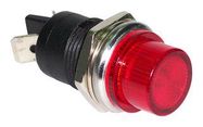 LED INDICATOR, RED, 16.2MM, 0.02A, 12VDC