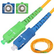 Extralink SC/APC-SC/UPC | Patchcord | Single mode, Simplex, G652D, 3mm, 0.5m, EXTRALINK