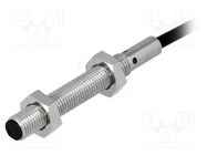 Sensor: inductive; OUT: PNP / NO; 0÷2mm; 10÷30VDC; M8; IP67; 200mA OMRON