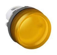 PILOT LIGHT HEAD, YELLOW, ROUND, 22MM