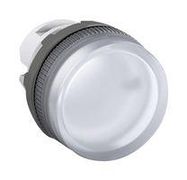 PILOT LIGHT HEAD, WHITE, ROUND, 22MM