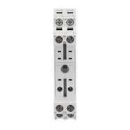 RELAY SOCKET, 10A, 250V, DIN RAIL