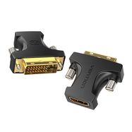 HDMI to DVI (24+1)  Adapter Vention AILB0 (Black), Vention