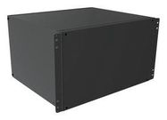 RACK MOUNT CABINET, 6U, ALUM, BLACK