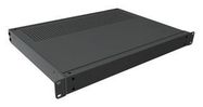 RACK MOUNT CABINET, 1U, ALUM, BLACK