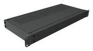 RACK MOUNT CABINET, 1U, ALUM, BLACK