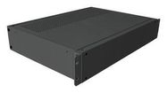 RACK MOUNT CABINET, 2U, ALUM, BLACK