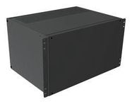 RACK MOUNT CABINET, 6U, ALUM, BLACK