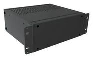 RACK MOUNT CABINET, 2U, ALUM, BLACK