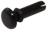 SNAP RIVET, NYLON 6, 2.7MM, BLACK, PK100