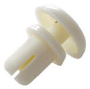 SNAP RIVET, NYLON 6, 5.2MM, WHITE, PK100