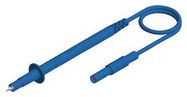 TEST LEAD, PROBE-4MM BANANA PLUG, BLUE