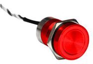 CAPACITIVE SW, DPDT, 0.01A, 12V, GRN/RED