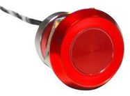 CAPACITIVE SW, DPDT, 0.01A, 12V, GRN/RED