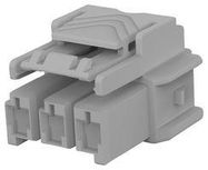 PLUG HOUSING, 3POS, PA, GREY