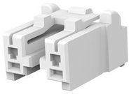 PLUG HOUSING, 2POS, PA 66 GF, NATURAL