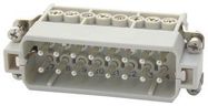 HEAVY DUTY INSERT, PLUG, 16POS, 20-14AWG